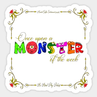 Once Upon a Monster Podcast Sticker